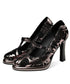 Colorful Pattern Mary Jane Heels